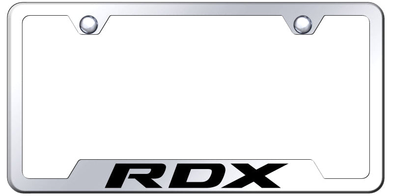 RDX Cut-Out Frame - Laser Etched Mirrored