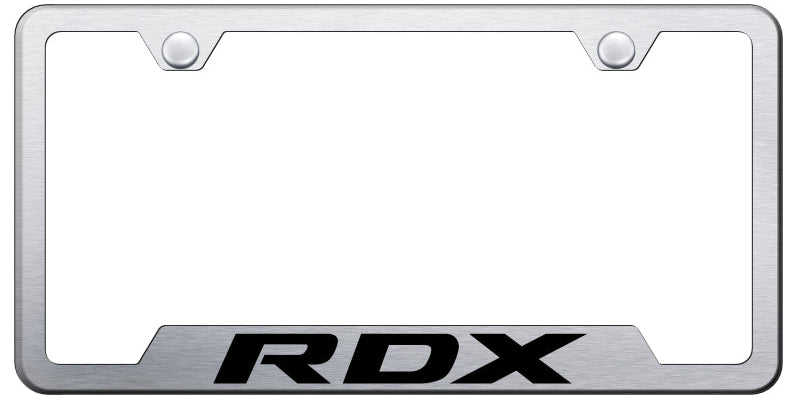 RDX Cut-Out Frame - Laser Etched Brushed