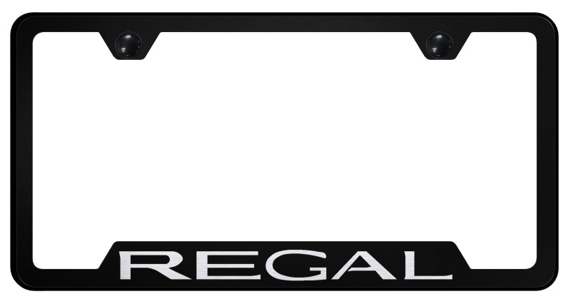 Regal Cut-Out Frame - Laser Etched Black