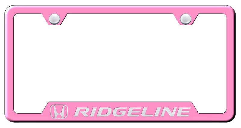 Ridgeline Cut-Out Frame - Laser Etched Pink