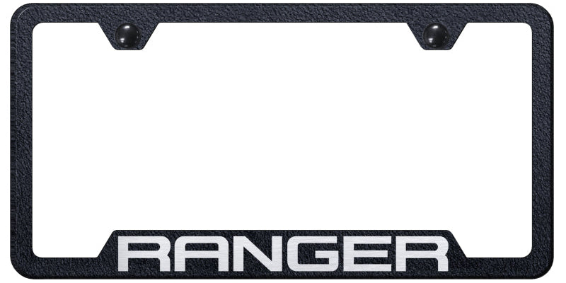 Ranger Cut-Out Frame - Laser Etched Rugged Black