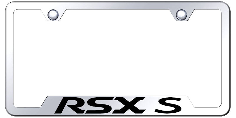 RSX-S Cut-Out Frame - Laser Etched Mirrored