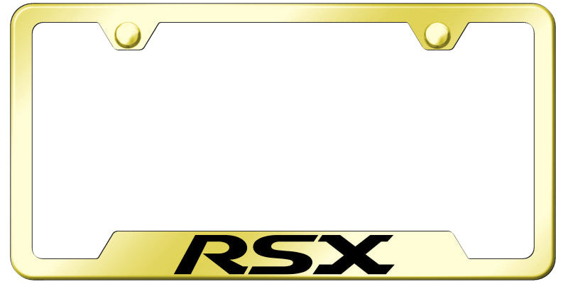 RSX Cut-Out Frame - Laser Etched Gold