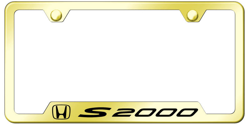 S2000 Cut-Out Frame - Laser Etched Gold