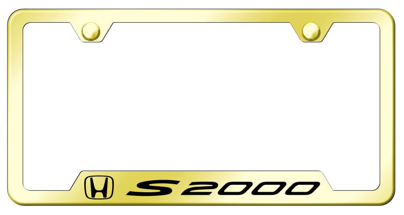 S2000 Cut-Out Frame - Laser Etched Gold