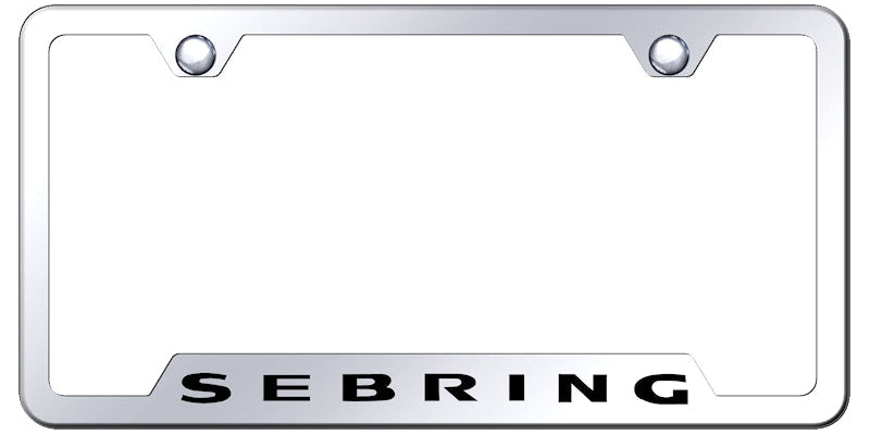 Sebring Cut-Out Frame - Laser Etched Mirrored