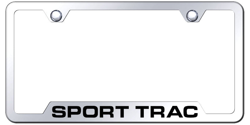 Sport Trac Cut-Out Frame - Laser Etched Mirrored