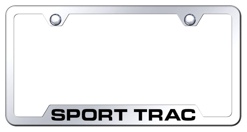 Sport Trac Cut-Out Frame - Laser Etched Mirrored