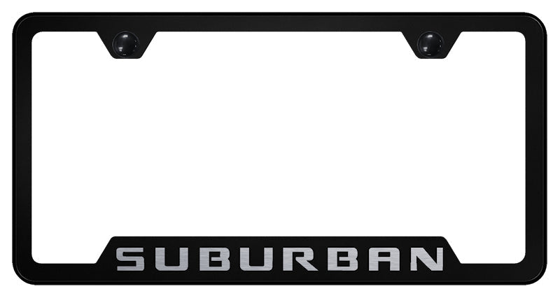 Suburban Cut-Out Frame - Laser Etched Black