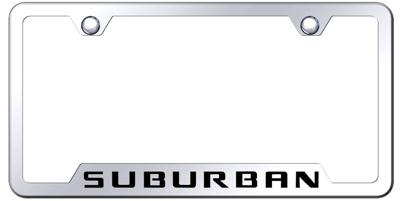 Suburban Cut-Out Frame - Laser Etched Mirrored