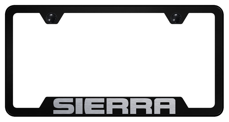 Sierra Cut-Out Frame - Laser Etched Black