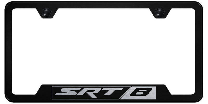 SRT-8 Cut-Out Frame - Laser Etched Black