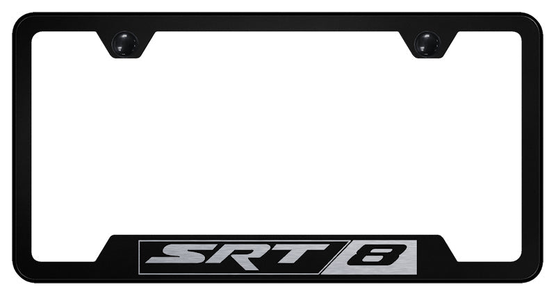 SRT-8 Cut-Out Frame - Laser Etched Black