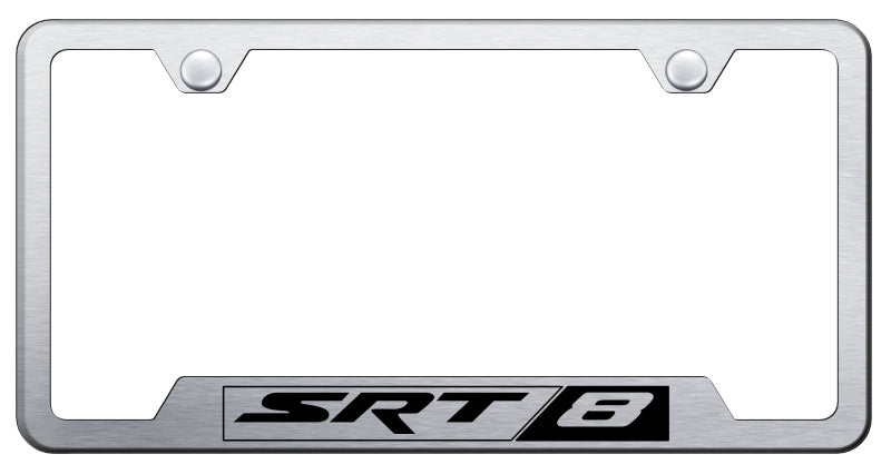 SRT-8 Cut-Out Frame - Laser Etched Brushed