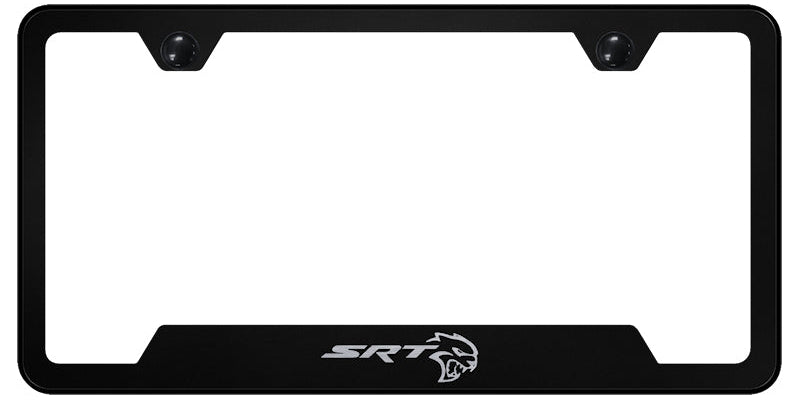 SRT Hellcat Cut-Out Frame - Laser Etched Black