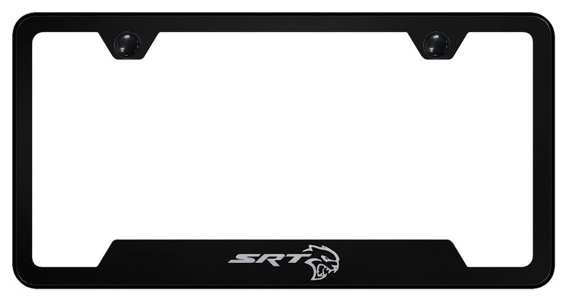 SRT Hellcat Cut-Out Frame - Laser Etched Black