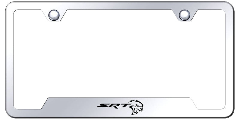 SRT Hellcat Cut-Out Frame - Laser Etched Mirrored