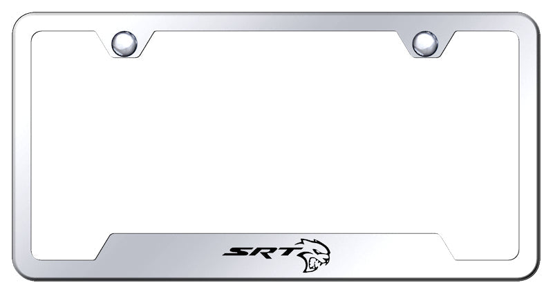 SRT Hellcat Cut-Out Frame - Laser Etched Mirrored