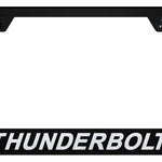 Thunderbolt Cut-Out Frame - Laser Etched Black