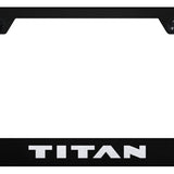 Titan Cut-Out Frame - Laser Etched Black