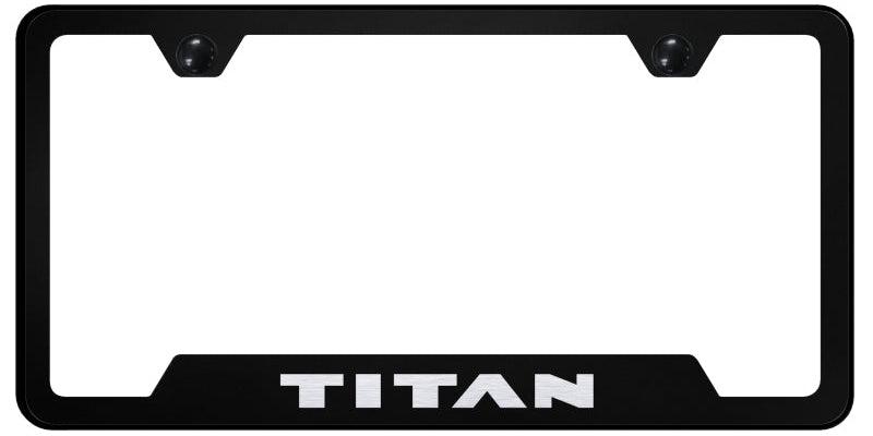 Titan Cut-Out Frame - Laser Etched Black