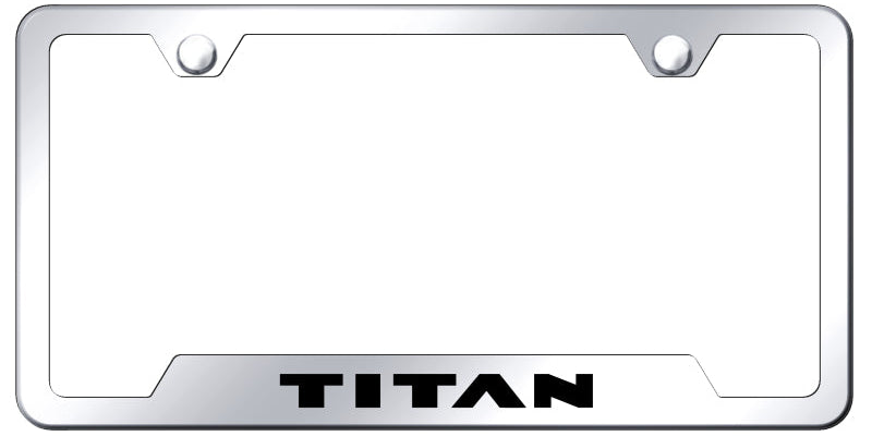 Titan Cut-Out Frame - Laser Etched Mirrored