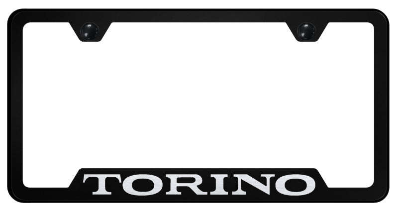 Torino Cut-Out Frame - Laser Etched Black