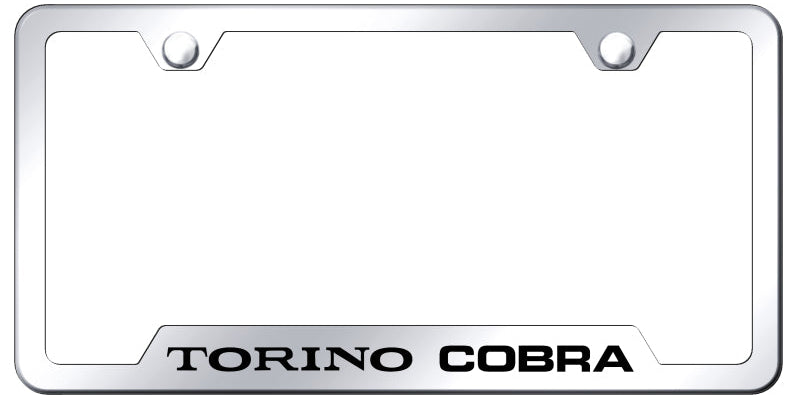 Torino Cobra Cut-Out Frame - Laser Etched Mirrored