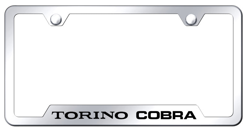 Torino Cobra Cut-Out Frame - Laser Etched Mirrored