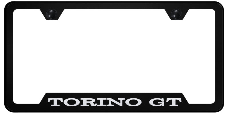 Torino GT Cut-Out Frame - Laser Etched Black