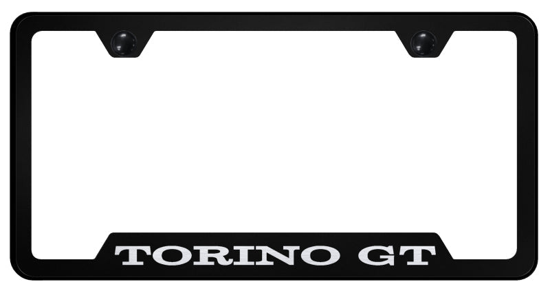 Torino GT Cut-Out Frame - Laser Etched Black