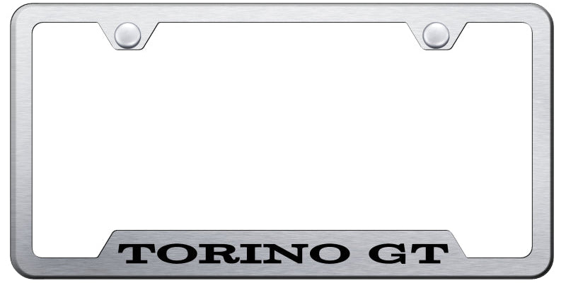 Torino GT Cut-Out Frame - Laser Etched Brushed