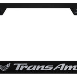 Trans Am Cut-Out Frame - Laser Etched Black