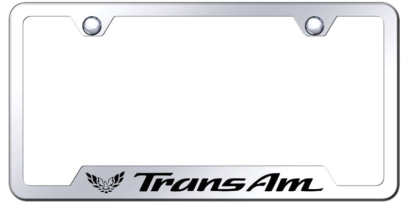 Trans Am Cut-Out Frame - Laser Etched Mirrored