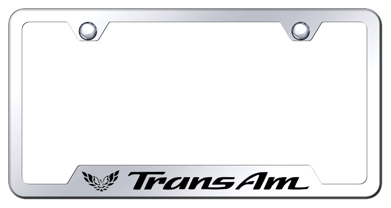 Trans Am Cut-Out Frame - Laser Etched Mirrored