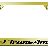 Trans Am Cut-Out Frame - Laser Etched Gold