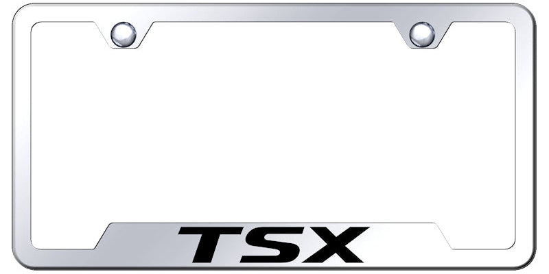 TSX Cut-Out Frame - Laser Etched Mirrored