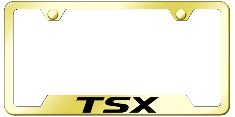 TSX Cut-Out Frame - Laser Etched Gold