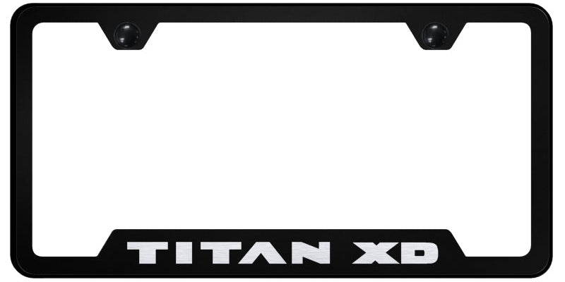 Titan XD Cut-Out Frame - Laser Etched Black