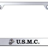 U.S.M.C. Cut-Out Frame - Laser Etched Mirrored