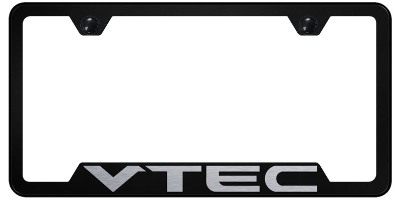 VTEC Cut-Out Frame - Laser Etched Black