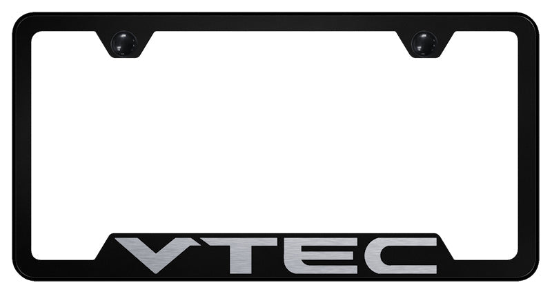 VTEC Cut-Out Frame - Laser Etched Black