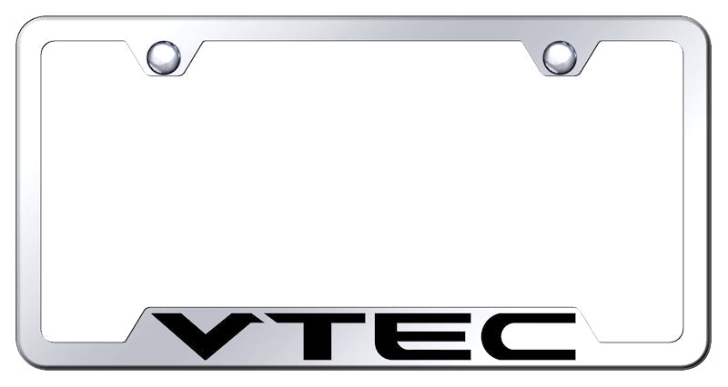 VTEC Cut-Out Frame - Laser Etched Mirrored