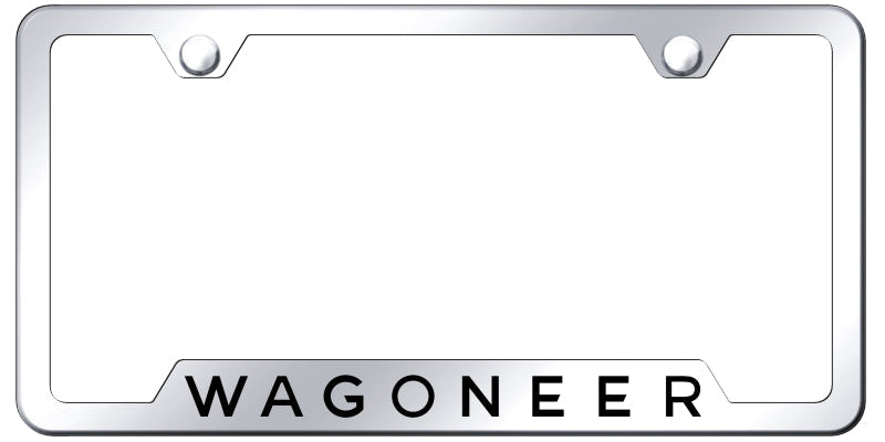 Wagoneer Cut-Out Frame - Laser Etched Mirrored