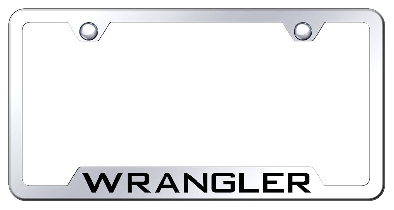 Wrangler Cut-Out Frame - Laser Etched Mirrored
