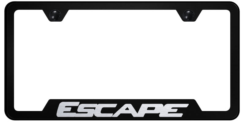 Escape Cut-Out Frame - Laser Etched Black