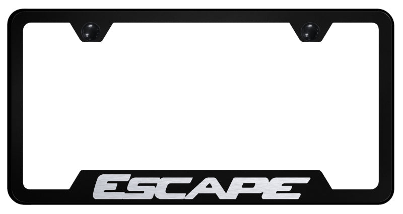 Escape Cut-Out Frame - Laser Etched Black