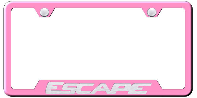 Escape Cut-Out Frame - Laser Etched Pink