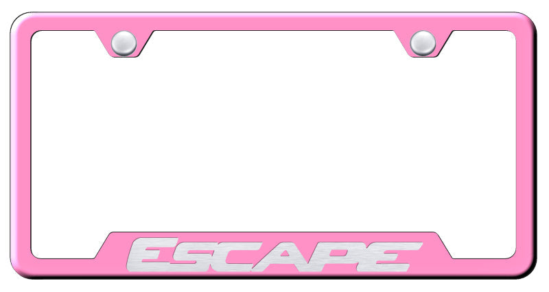 Escape Cut-Out Frame - Laser Etched Pink