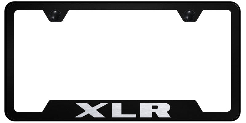 XLR Cut-Out Frame - Laser Etched Black